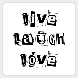 Live Laugh Love | Extortion Alt Sticker